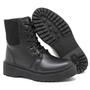 Imagem de Bota Coturno Feminino Masculino Sola Tratorada Elástico Preto DKshoes