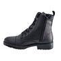 Imagem de Bota Coturno Feminino Preto Cano Baixo Curto Basico Moda 1133