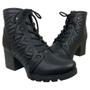 Imagem de Bota Coturno Feminino Salto Bloco Dakota G9602