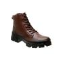 Imagem de bota coturno feminino salto tratorado plataforma blogueira casual confortavel 33 ao 40