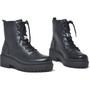 Imagem de Bota Coturno Flatform Tratorado Strass 23-1001 Via Marte Preto