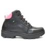 Imagem de Bota Coturno GM God Feminino com C.A bico PVC. REF:01 ROSA