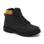 Imagem de Bota Coturno Infantil Menino Klin Rock Kids Preto/Mel