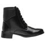 Imagem de Bota Coturno Lisa M&D Store Bico Redondo Fecho em Cadarço