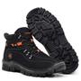 Imagem de Bota Coturno Masculino Adventure Ascencion Sport Trilha Tênis Confortável Preto