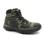 Imagem de Bota Coturno Masculino Anna Andrade Cano Baixo Adventure Tênis Trilha Caminhada Camuflado