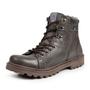 Imagem de Bota Coturno Masculino Stefanini Cano Medio Premium Marrom