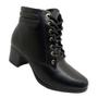 Imagem de Bota Coturno Modare com Salto Médio Preto Ref.: 7072.103