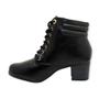 Imagem de Bota Coturno Modare com Salto Médio Preto Ref.: 7072.103