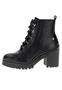 Imagem de Bota Coturno Salto Grosso Baixo Feminino Ramarim 2350122 Preto