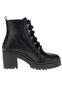 Imagem de Bota Coturno Salto Grosso Baixo Feminino Ramarim 2350122 Preto