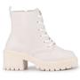 Imagem de Bota Coturno Salto Grosso Moda Feminino Tratorado Blogueira