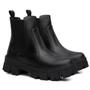 Imagem de Bota Coturno Tendência Tratorado Feminino Moda Blogueira Chelsea