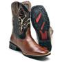 Imagem de Bota Country 2505 Masculina Cano Longo Texana Bico Quadrado em Couro