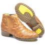 Imagem de Bota Country Couro Escamado Cla Cle - 571 - Mostarda