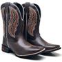 Imagem de Bota Country Masculina Cano Alto Couro com Detalhes