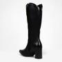 Imagem de Bota Country Ramarim Bordada Tachas Feminina - Preto