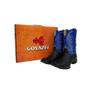 Imagem de Bota Country Texana Masculina Goyazes - Preto/Azul REF - 211502-CF