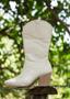 Imagem de Bota Country Texana Western Off White Cano Medio