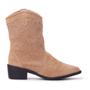 Imagem de Bota Country Western Camurça Hotfix brilhante Moda Fashion