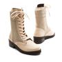 Imagem de Bota couro creme cano curto cecconello 2159012-3