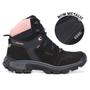 Imagem de Bota de Couro Coturno Edge de Segurança CA Cor Black and Pink