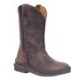 Imagem de Bota de Couro Marrom Masculina Bico Redondo Jácomo 28915