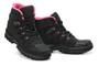 Imagem de Bota De Motoqueira Feminina Tenis Preto E Pink Motociclista