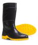 Imagem de Bota De Pvc Work Preta Sola Amarela Cano Longo Innpro 156