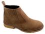 Imagem de Bota em couro botina solado tratorado costurado botinha marca campolina calçado resistente barato
