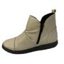 Imagem de Bota Feminina Balatore Em Couro Cano Curto    Preto/Off White/Vermelho - 003003