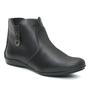 Imagem de Bota Feminina Cano Curto Ankle Boot Macia Leve Rasteira 050