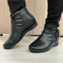 Imagem de Bota Feminina Cano Curto Flat Casual Original Comfortflex