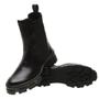 Imagem de Bota Feminina Cano Curto Tratorada Chelsea Blogueira Coturno Lançamento Preto