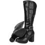 Imagem de Bota Feminina Casual Salto Alto Cano Longo Maleável Mooncity 73133