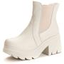 Imagem de Bota Feminina com Elásticos Laterais e Sola Grossa Pettinari 6729 Couro Legítimo: Design Moda