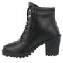 Imagem de Bota Feminina Com Salto Confortavel Com Ziper Preto Br2