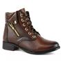 Imagem de Bota Feminina Coturno Montaria Dandara ziper moda ref.0201 BT101