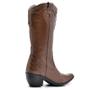 Imagem de Bota feminina country bico fino top franca shoes caramelo