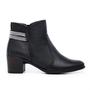 Imagem de Bota Feminina Country Couro Legitimo Preto Mod 1207