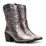 Imagem de Bota Feminina Country Texana Bico Fino Salto Alto Western Couro 4500