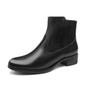 Imagem de Bota Feminina Couro Elástico com Zíper Lateral Metropolitan