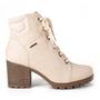 Imagem de Bota Feminina Dakota Salto Bloco Ankle Boots em Couro G4564