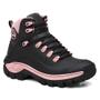 Imagem de Bota Feminina de Trilha e Trekking Bota Couro Legitimo Cano Curto Adventure Coturno Feminino Preto