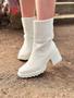 Imagem de Bota Feminina Meia Sofy Off-white