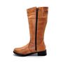 Imagem de Bota Feminina Montaria Camel Cano Longo em Couro 137