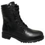 Imagem de Bota Feminina Mooncity Coturno Com Cadarço Preto 72127