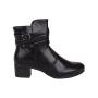 Imagem de Bota Feminina Mooncity Tiras Cabedal Salto 5cm