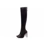 Imagem de Bota Feminina Over Bico Fino Salto 12 Stretch Preto 80006A