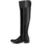 Imagem de Bota Feminina Over The Knee Cano Longo em Couro Cla-Cle Preto